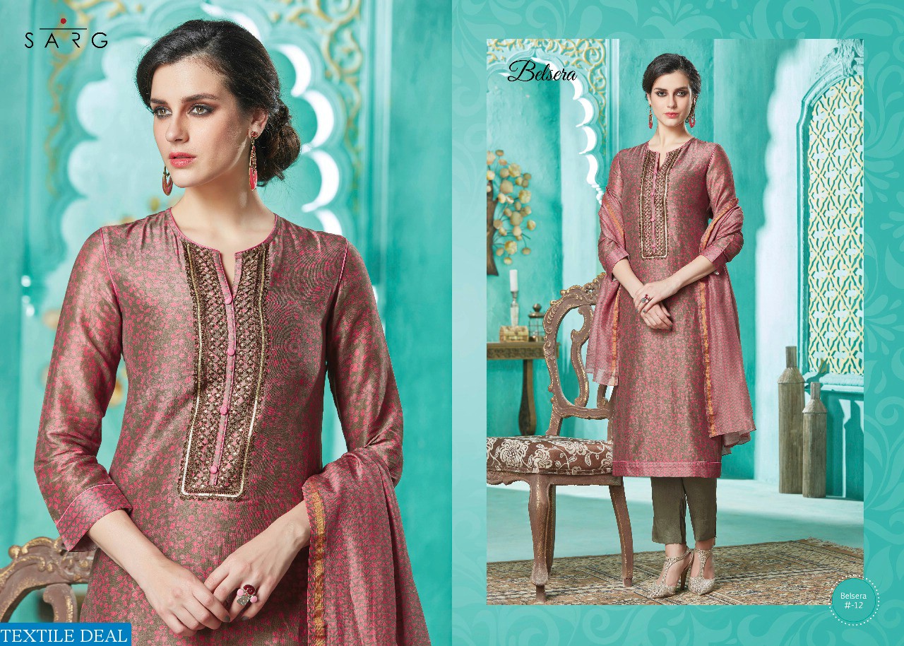 Sarg Belsera Wholesale luxury Ethnic Salwar suits